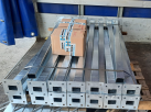 Stalp zincat cu talpa 60 x 40 x 1.5 mm - H 1500 mm  2